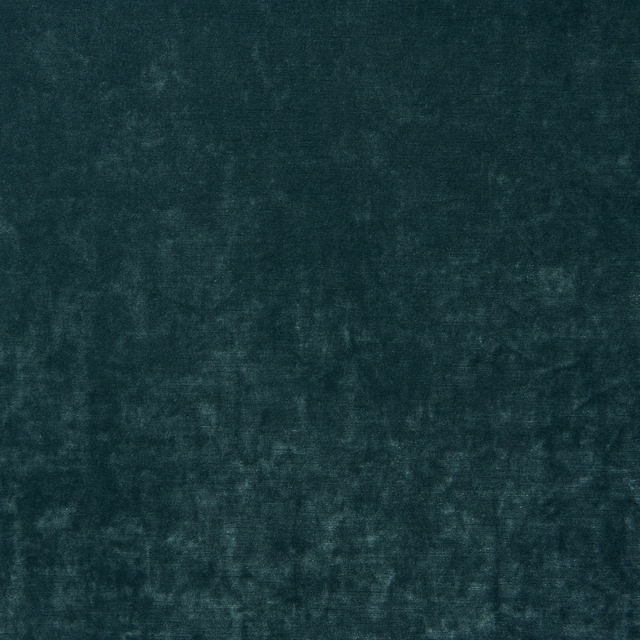 Deep teal velvet with softly mottled nap and subtle blue-green tonal variation