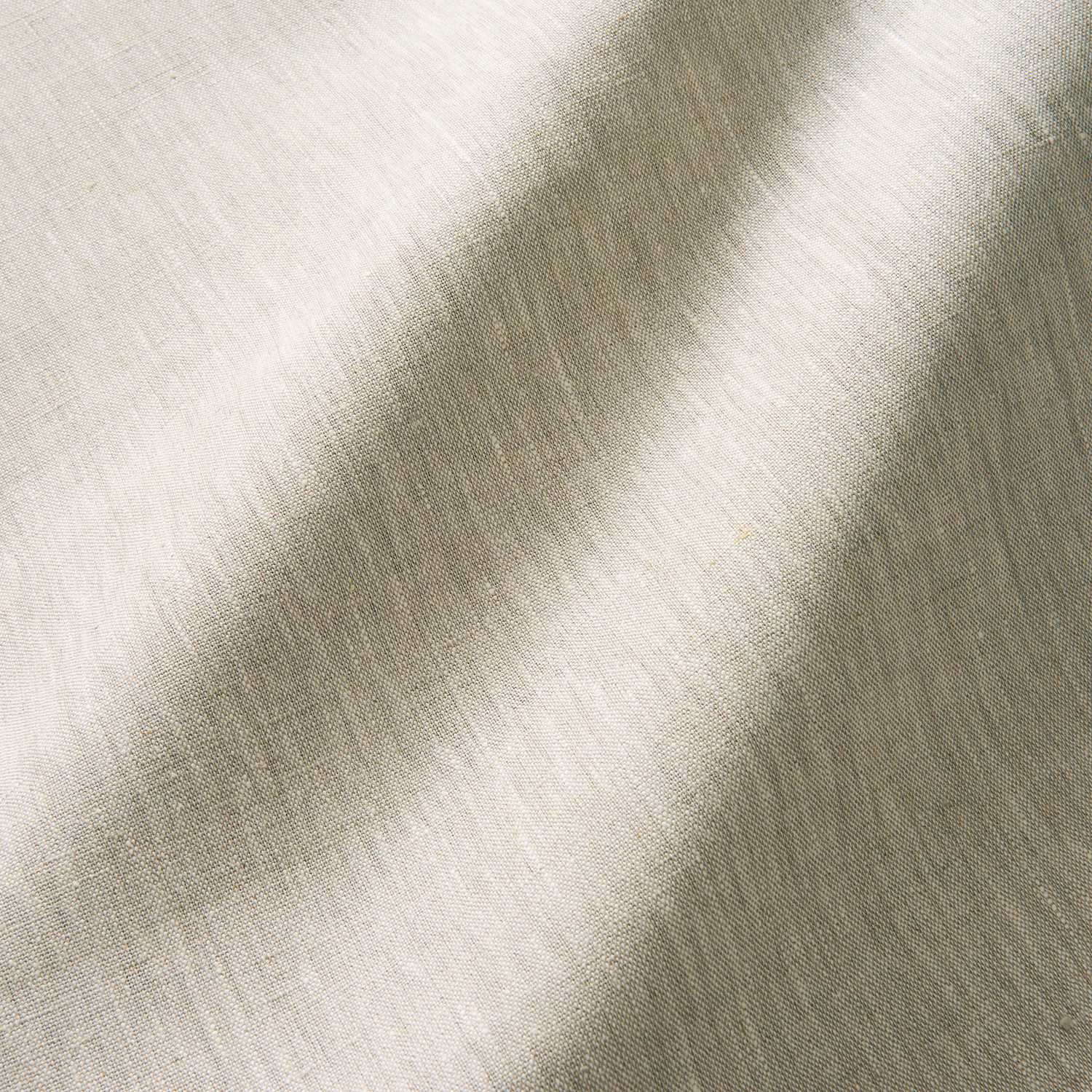Close-up of pale pearl-grey fabric with a fine, softly tonal woven texture