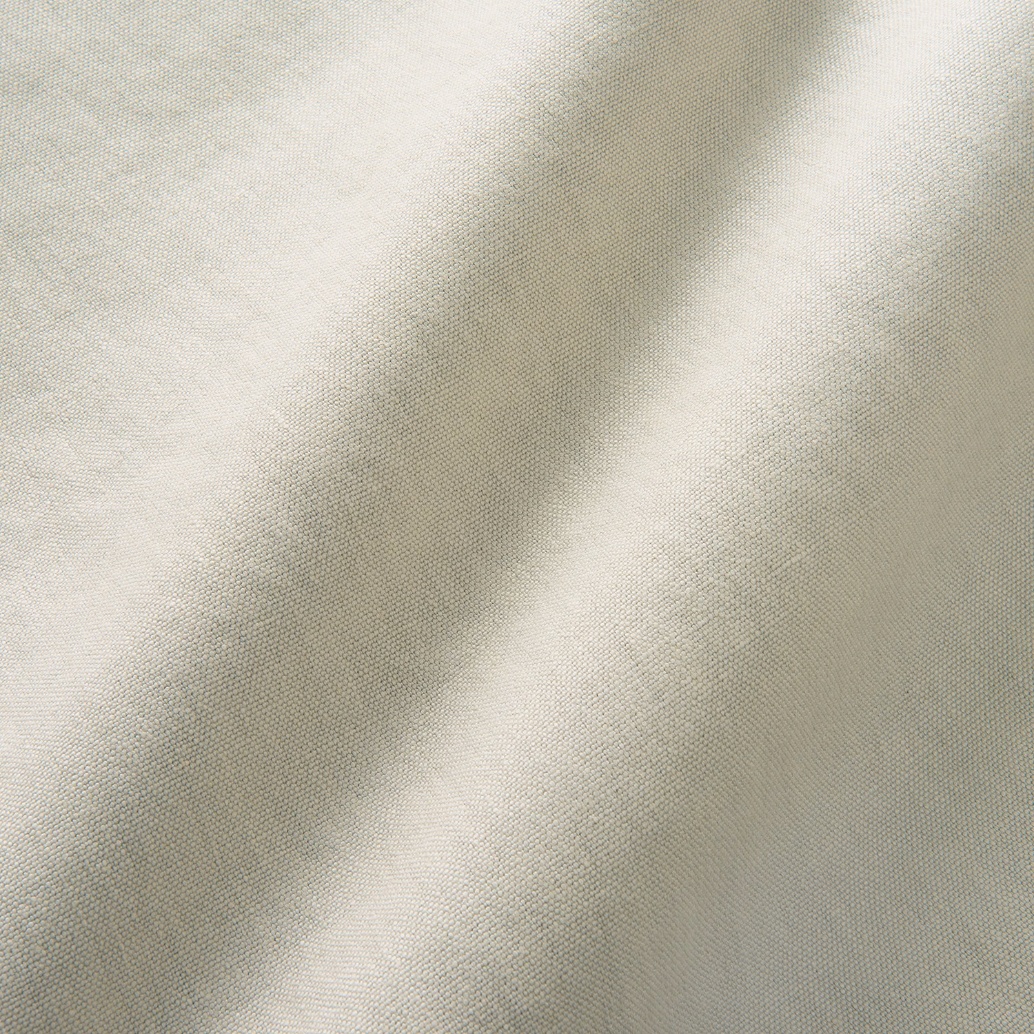 Pale dove-grey linen with a fine plain weave and softly shaded folds