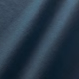 Deep indigo blue linen with fine plain weave and softly shaded folded texture