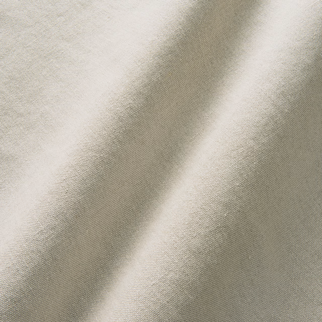 Pale pearl-grey linen with fine crosshatch texture and soft folded highlights