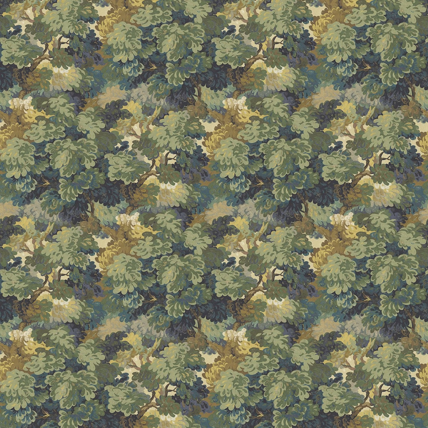 English Oak Leaf fabric