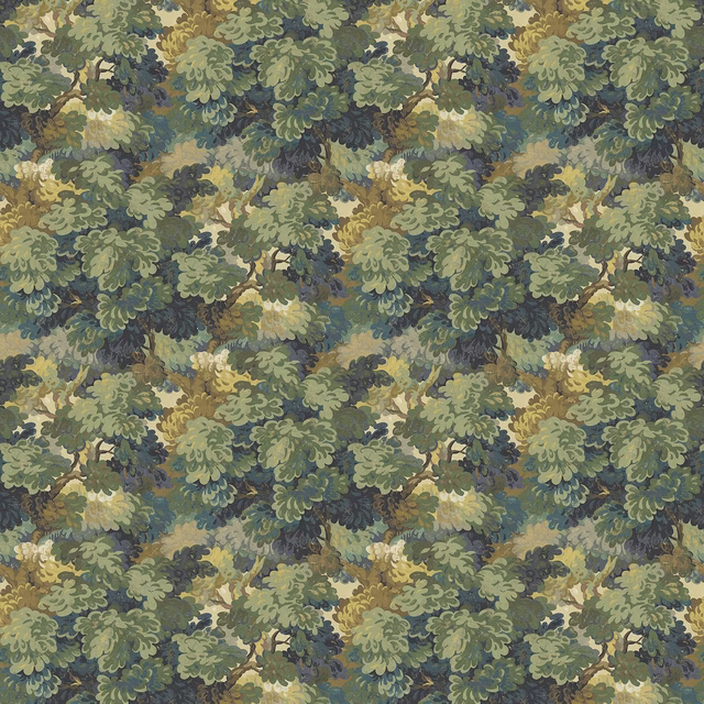 English Oak Leaf fabric