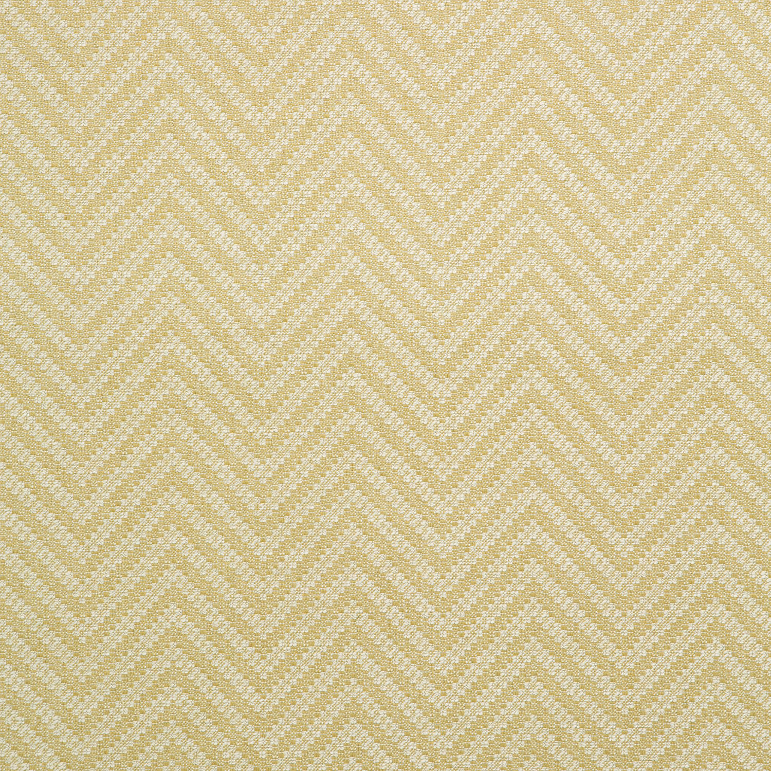 Warm buttermilk and pale gold woven chevron with softly textured zigzag detail