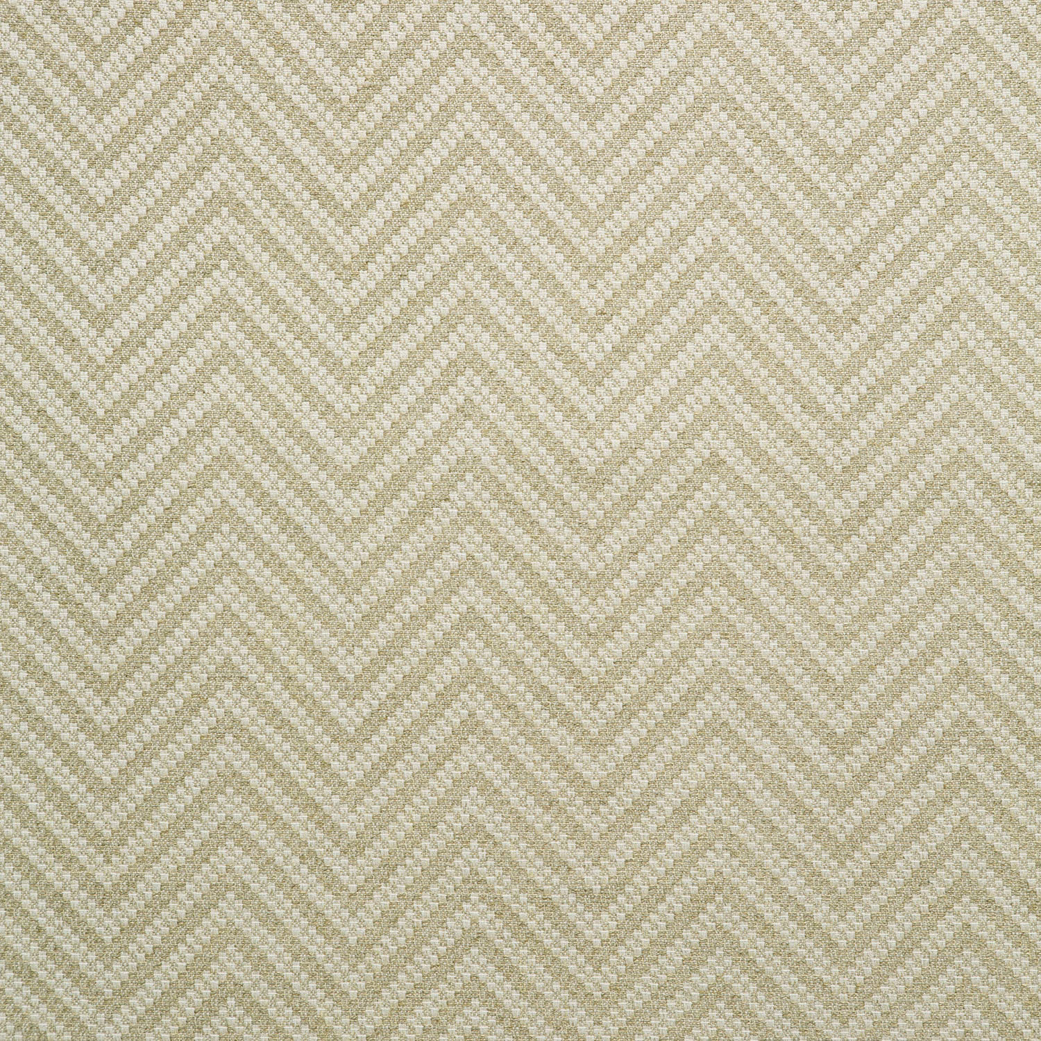 Warm natural beige woven fabric with fine tonal chevron stripes and tactile texture