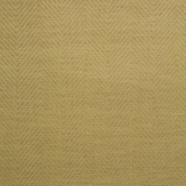 Warm ochre woven textile with fine beige chevron lines and tactile grain