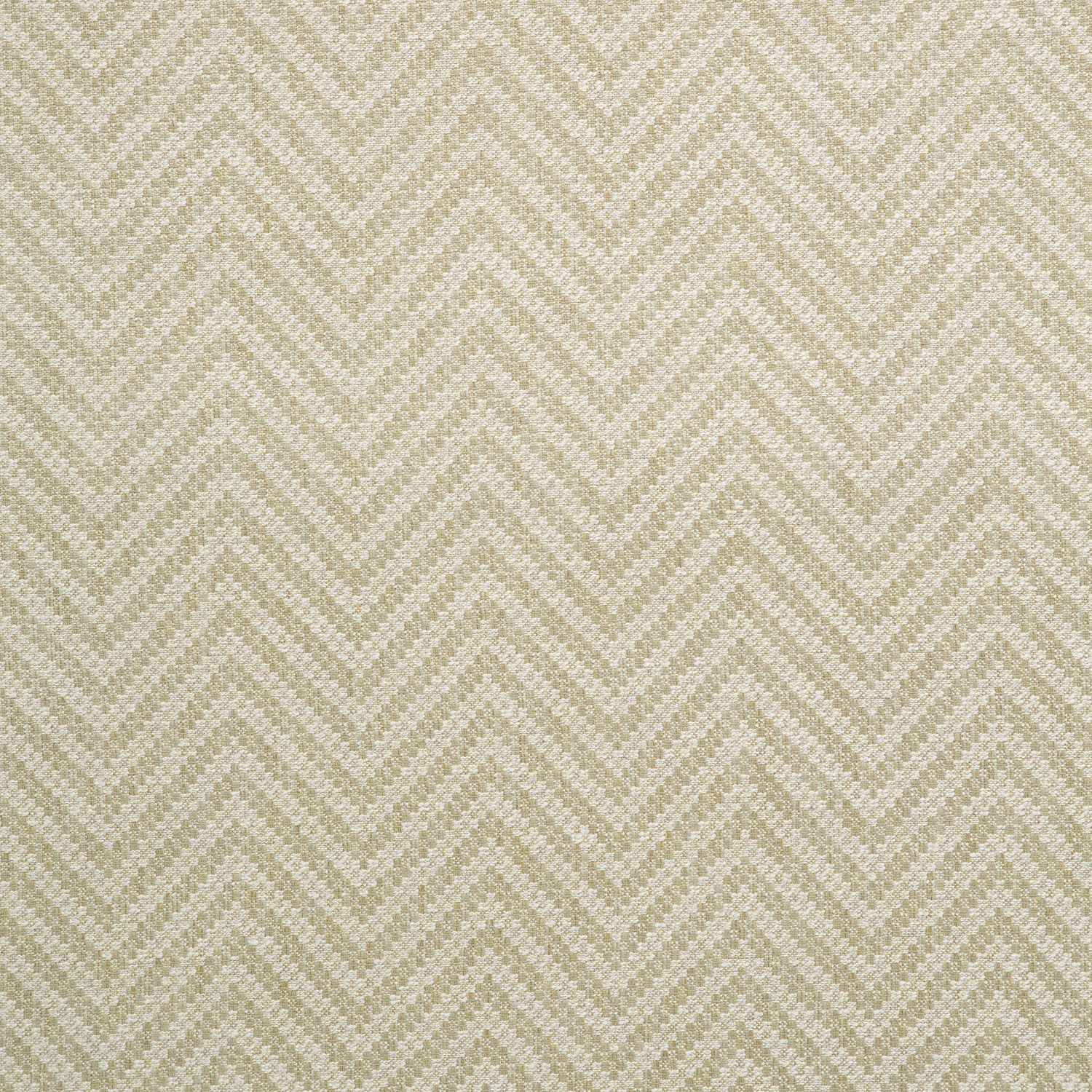 Pale oyster woven textile with a softly contrasting chevron pattern and tactile surface