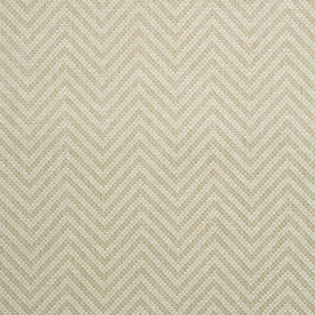 Pale oyster woven textile with a softly contrasting chevron pattern and tactile surface