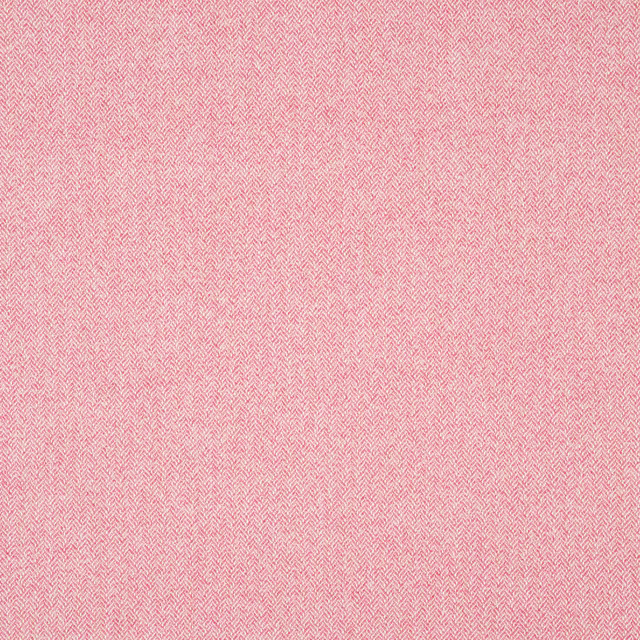 Pale candy-pink and white herringbone weave with a fine, tactile texture