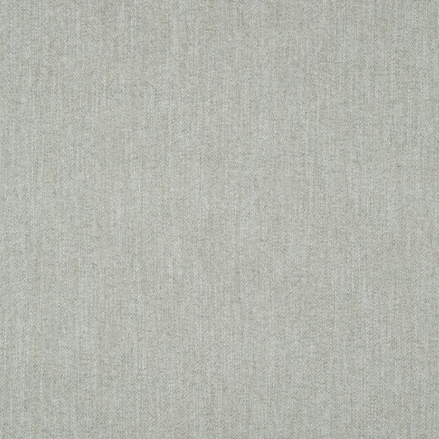 Pale dove-grey Faroe fabric with fine vertical slubbing and softly woven texture