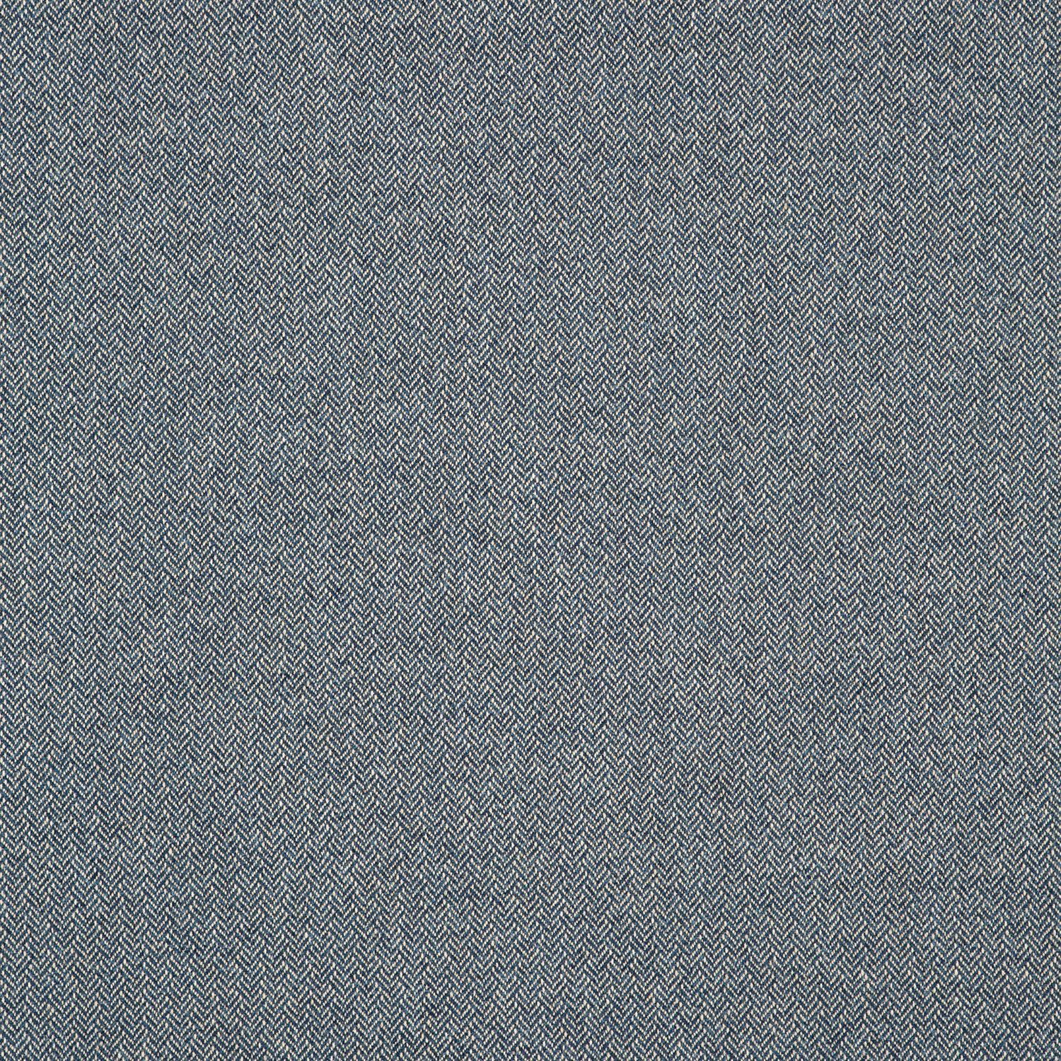 Close-up of deep blue-grey Faroe Ocean with a fine pale herringbone weave