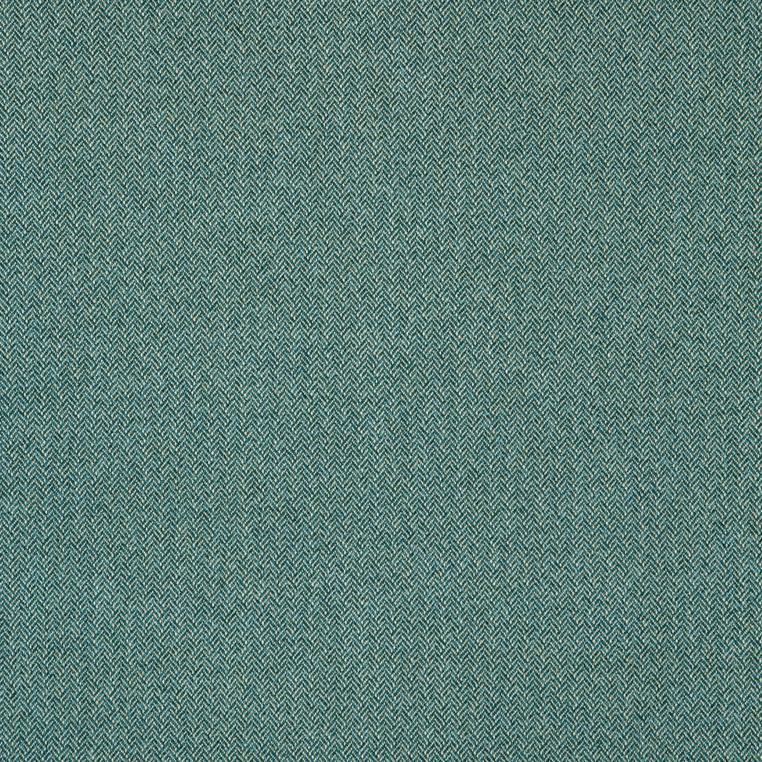 Muted seagreen textile with fine pale-thread herringbone weave and softly textured surface