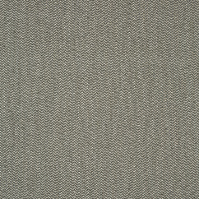 Smoke-grey woven herringbone with a fine, tightly repeated chevron texture