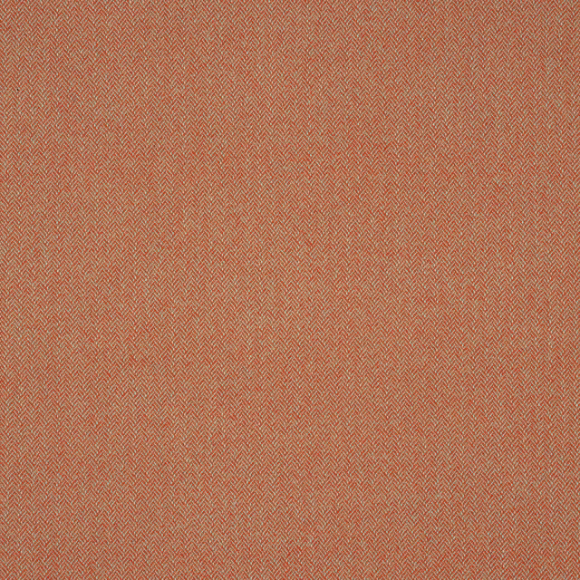 Warm terracotta-orange fabric with a fine, closely woven herringbone texture