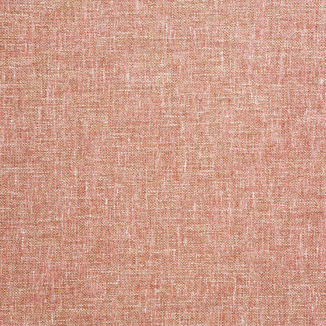 Muted blossom-pink woven swatch with fine ivory crosshatch texture and warm flecks