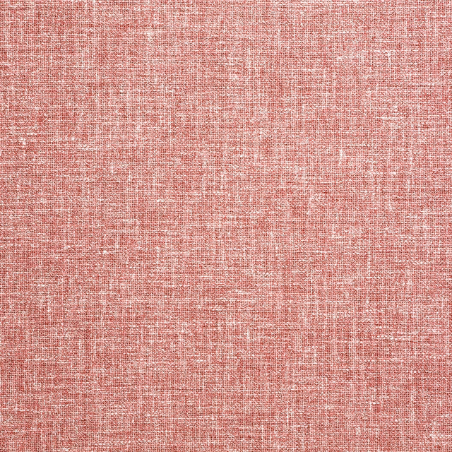 Close-up of muted cerise pink fabric with a fine pale crosshatched woven texture