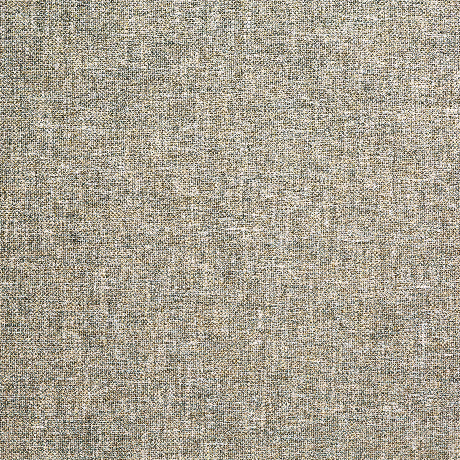 Close-up of mineral grey woven fabric with fine beige and blue-lilac flecks