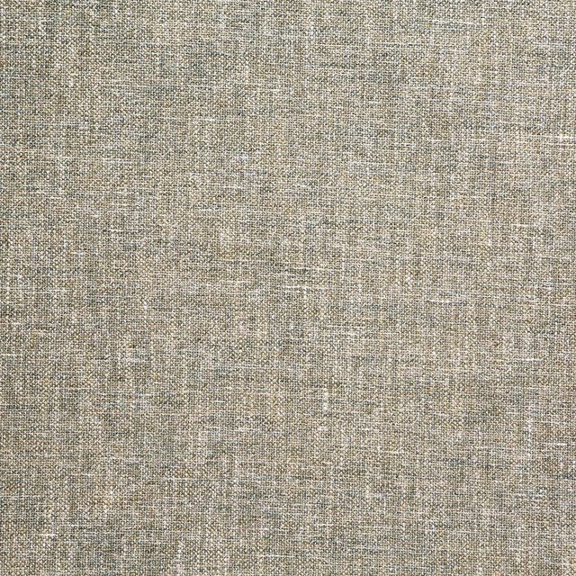 Close-up of mineral grey woven fabric with fine beige and blue-lilac flecks