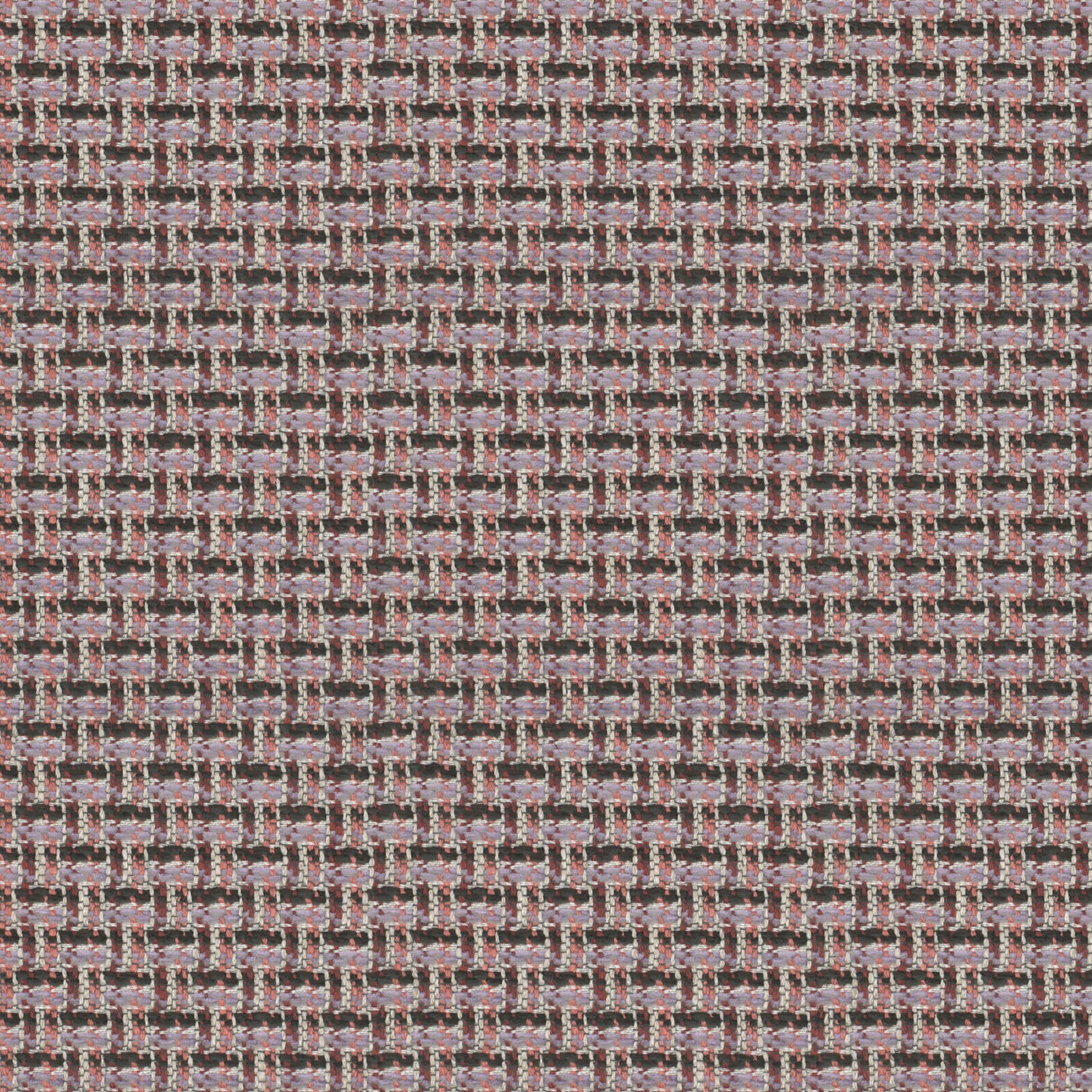 Muted berry and burgundy woven fabric with a tiny textured geometric check