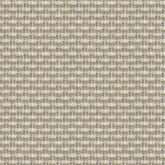 Hartland Caramel woven small check in caramel tan, cream and pale grey tones