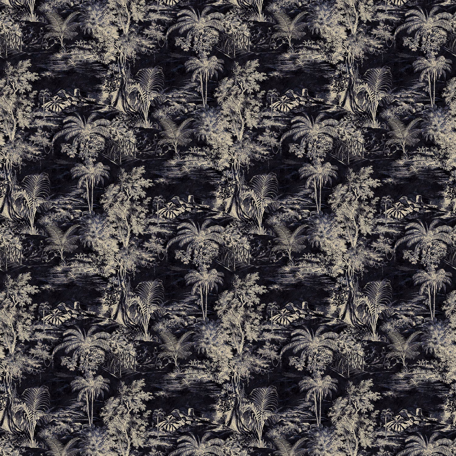 Heat of the Night Onyx fabric