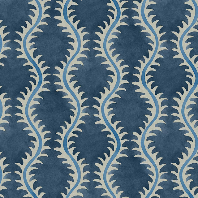 Helter Skelter Adriatic fabric
