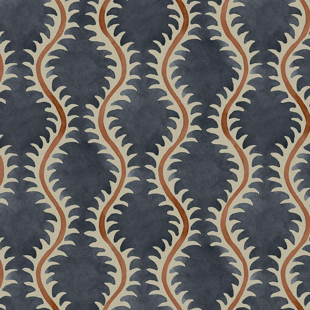 Helter Skelter Slate fabric