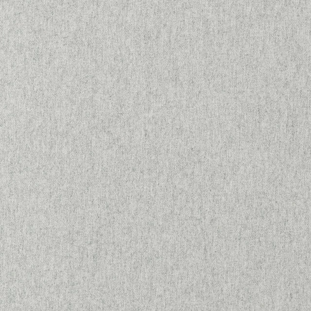 Pale ash grey plain woven fabric with a softly mottled woolly texture