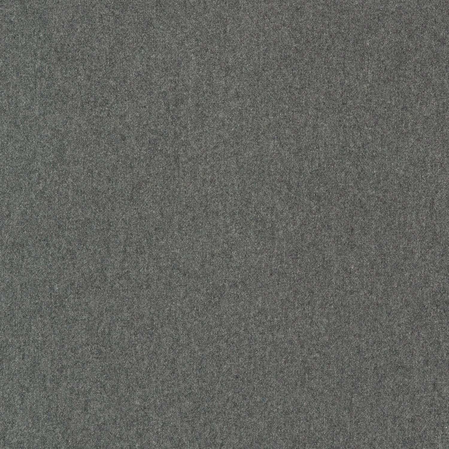 Close-up of dark battleship grey plain weave with a softly mottled wool texture
