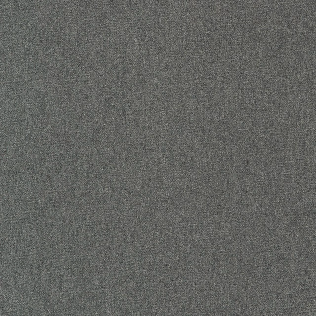Close-up of dark battleship grey plain weave with a softly mottled wool texture
