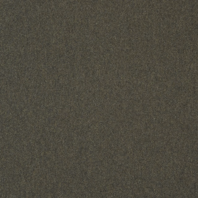 Deep olive-brown plain wool weave with subtle charcoal and olive tonal flecks