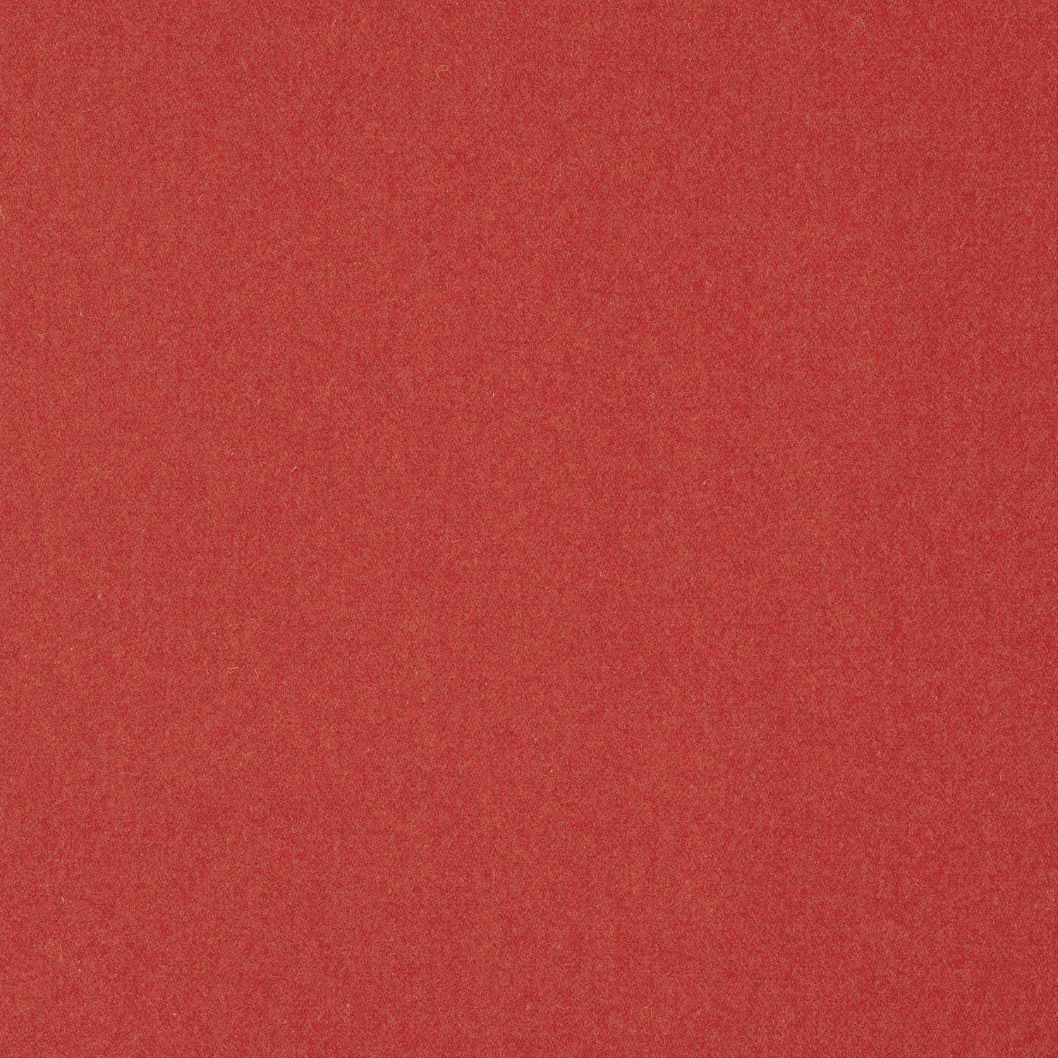 Muted cherry-red plain woven fabric with a softly mottled wool-blend texture