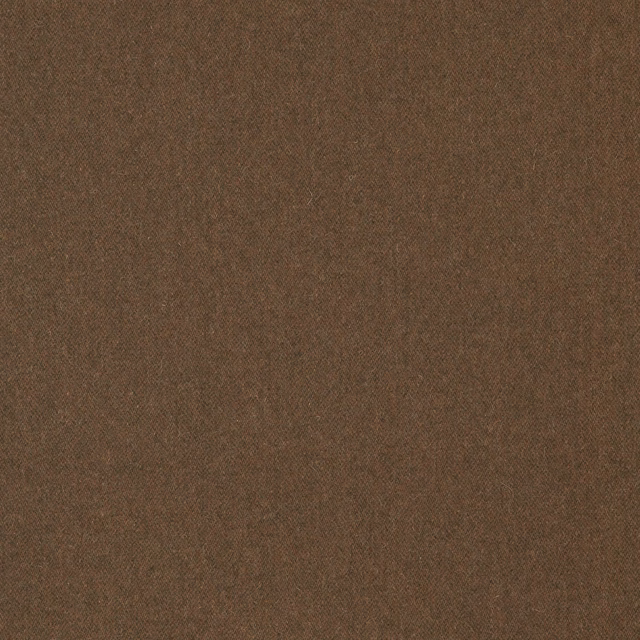 Deep chocolate brown plain weave with subtle flecked wool texture