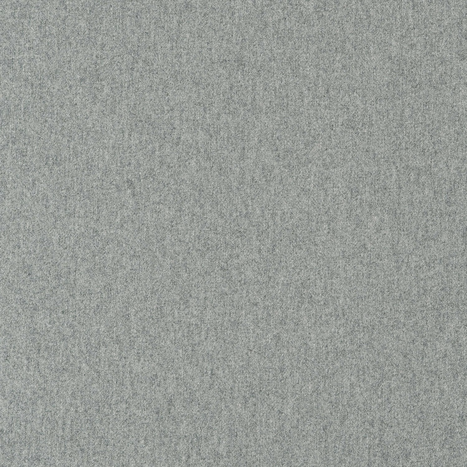 Close-up of cool silver-grey Lana fabric with a finely mottled plain weave