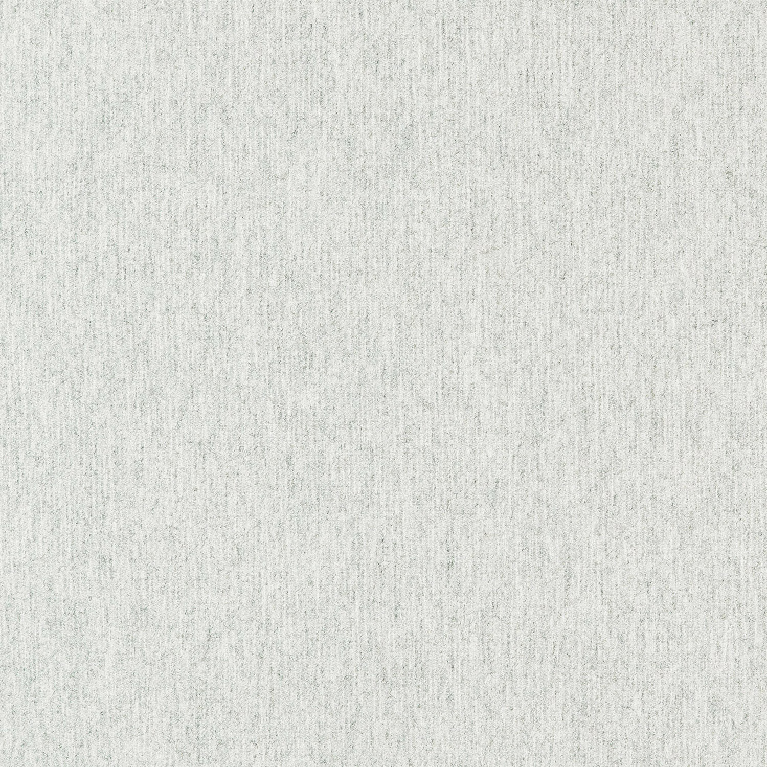 Close-up of pale frosted white woven fabric with fine vertical grey slubs