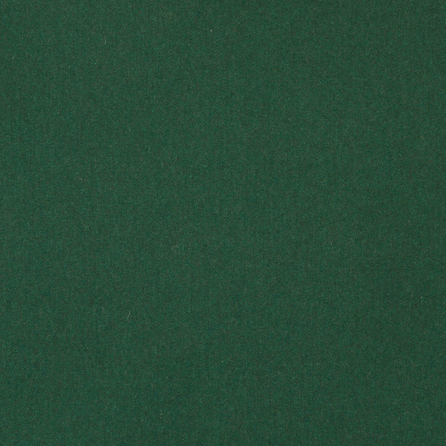Deep hunter green plain woven fabric with subtle woolly tonal texture