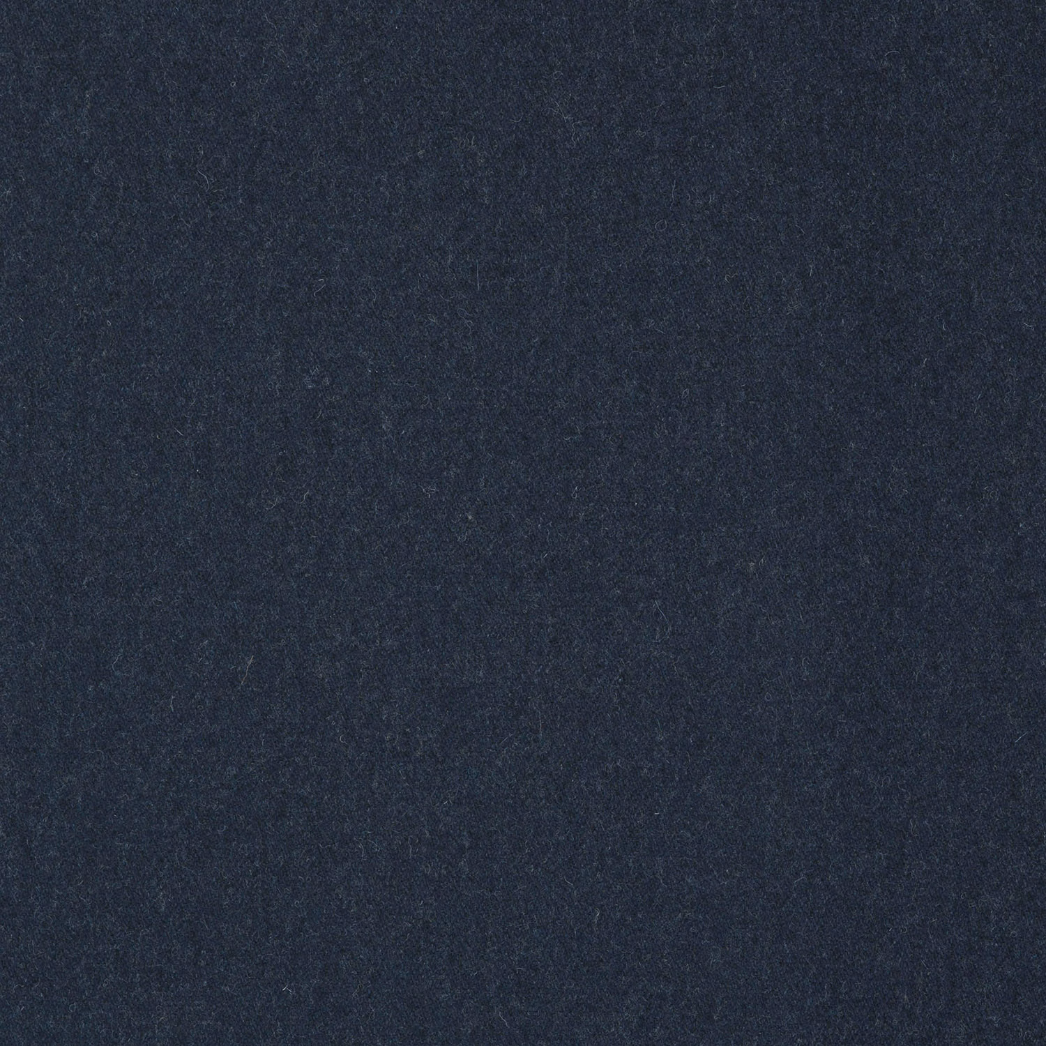 Deep midnight-blue wool-blend weave with subtle charcoal variation