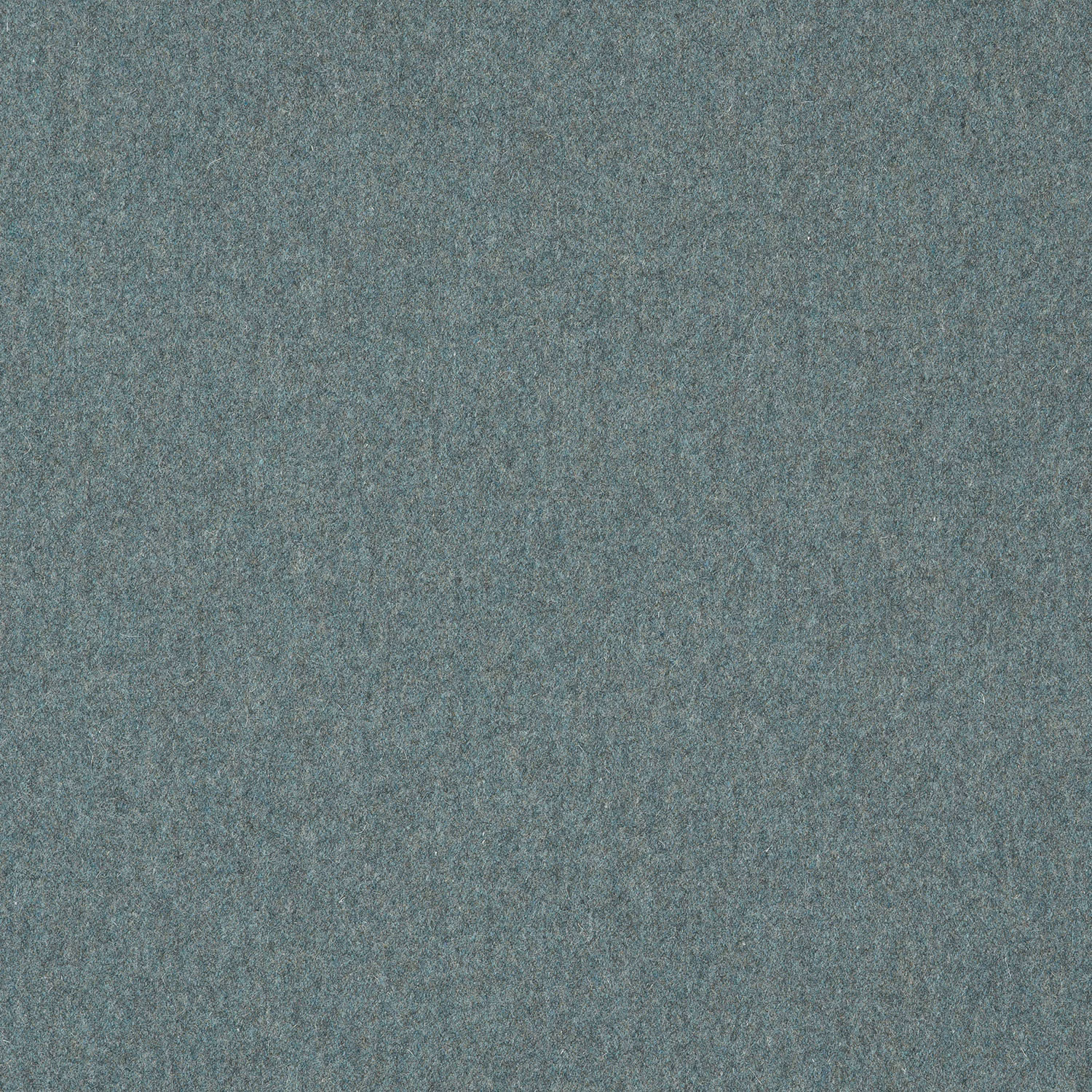 Close-up of muted aqua-teal plain wool weave with fine blue-grey mottling