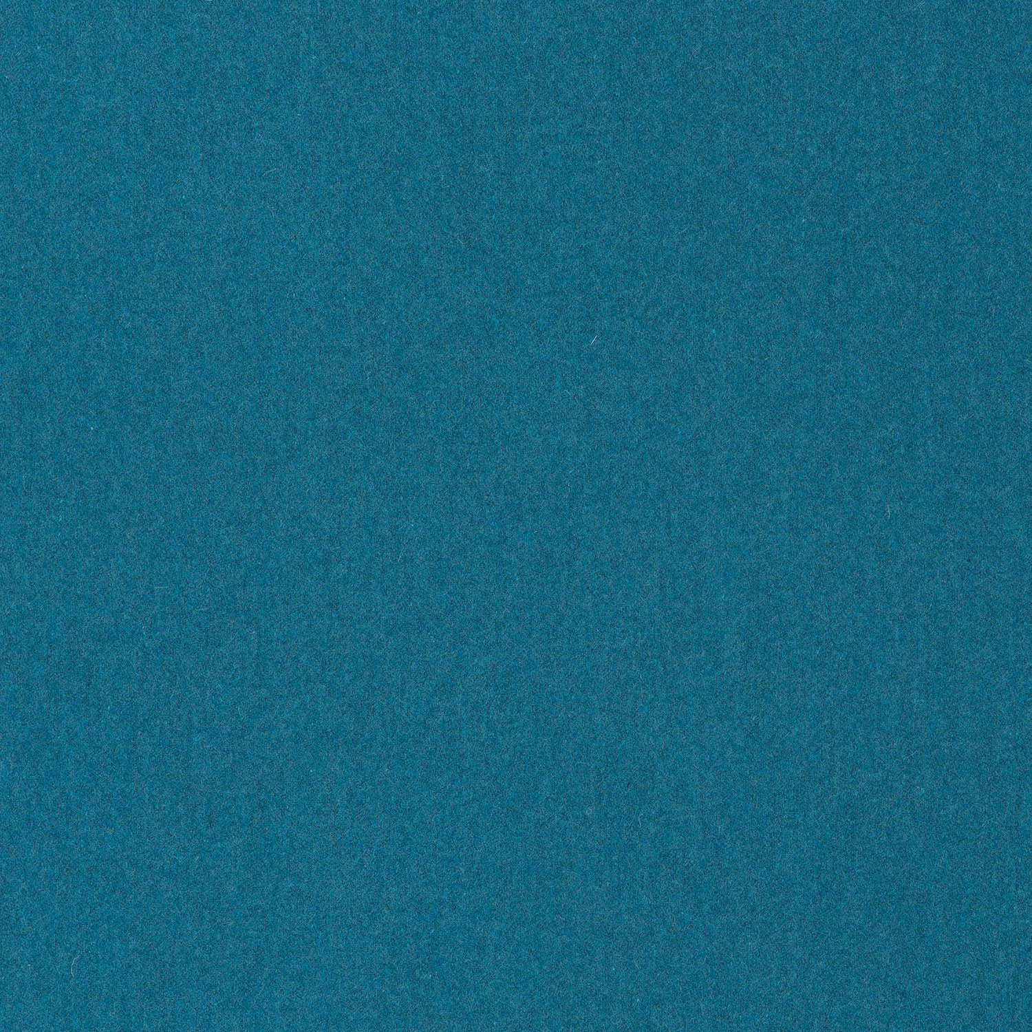 Deep peacock teal wool weave with subtly mottled aqua-green surface texture