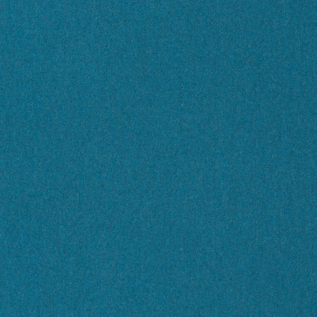 Deep peacock teal wool weave with subtly mottled aqua-green surface texture