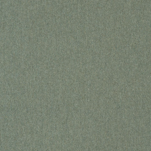 Muted sage green plain weave with fine mottled wool texture