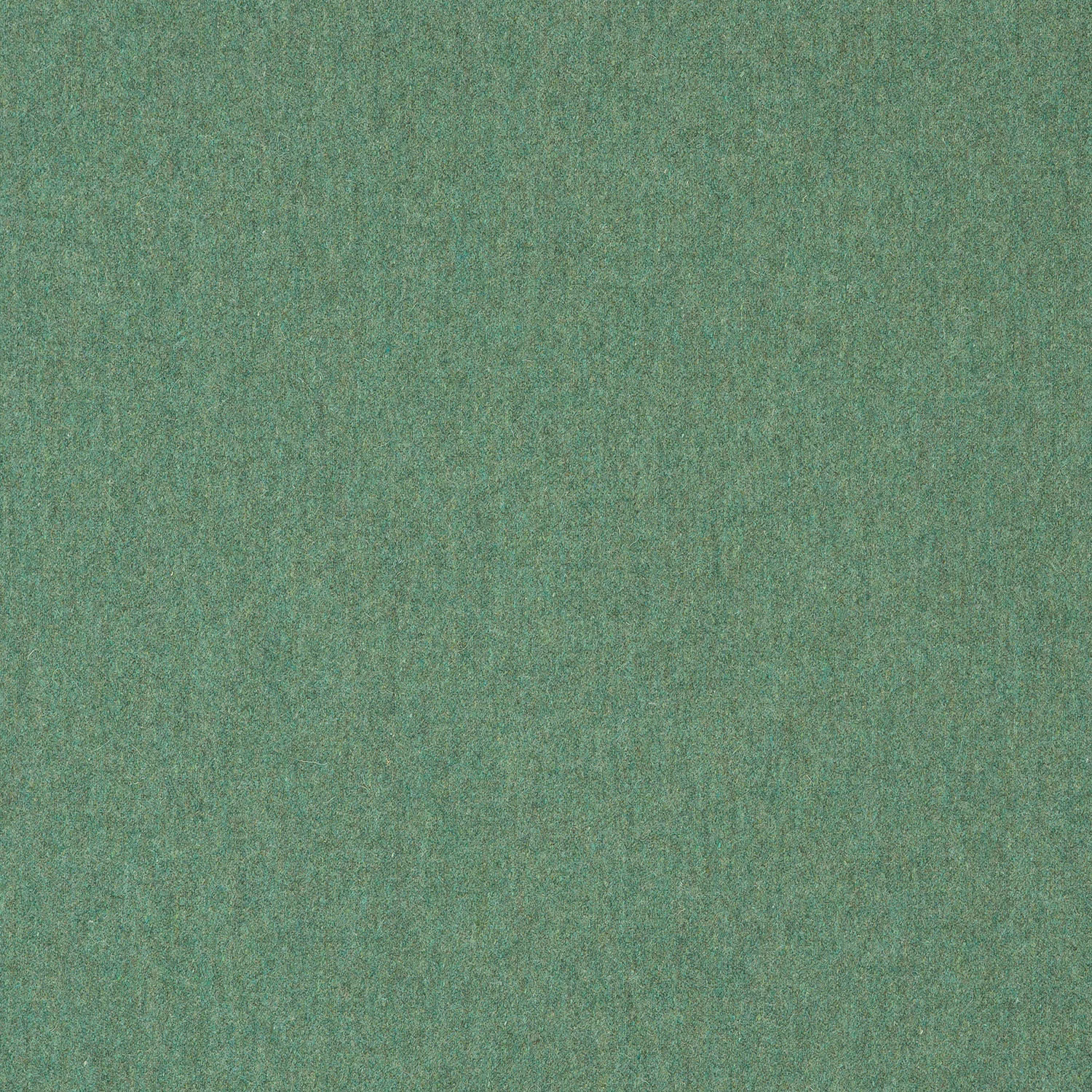 Muted aqua-green plain wool weave with softly mottled vertical texture