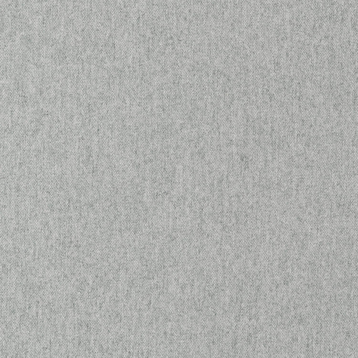 Cool silver-grey wool weave with fine flecking and subtle vertical texture