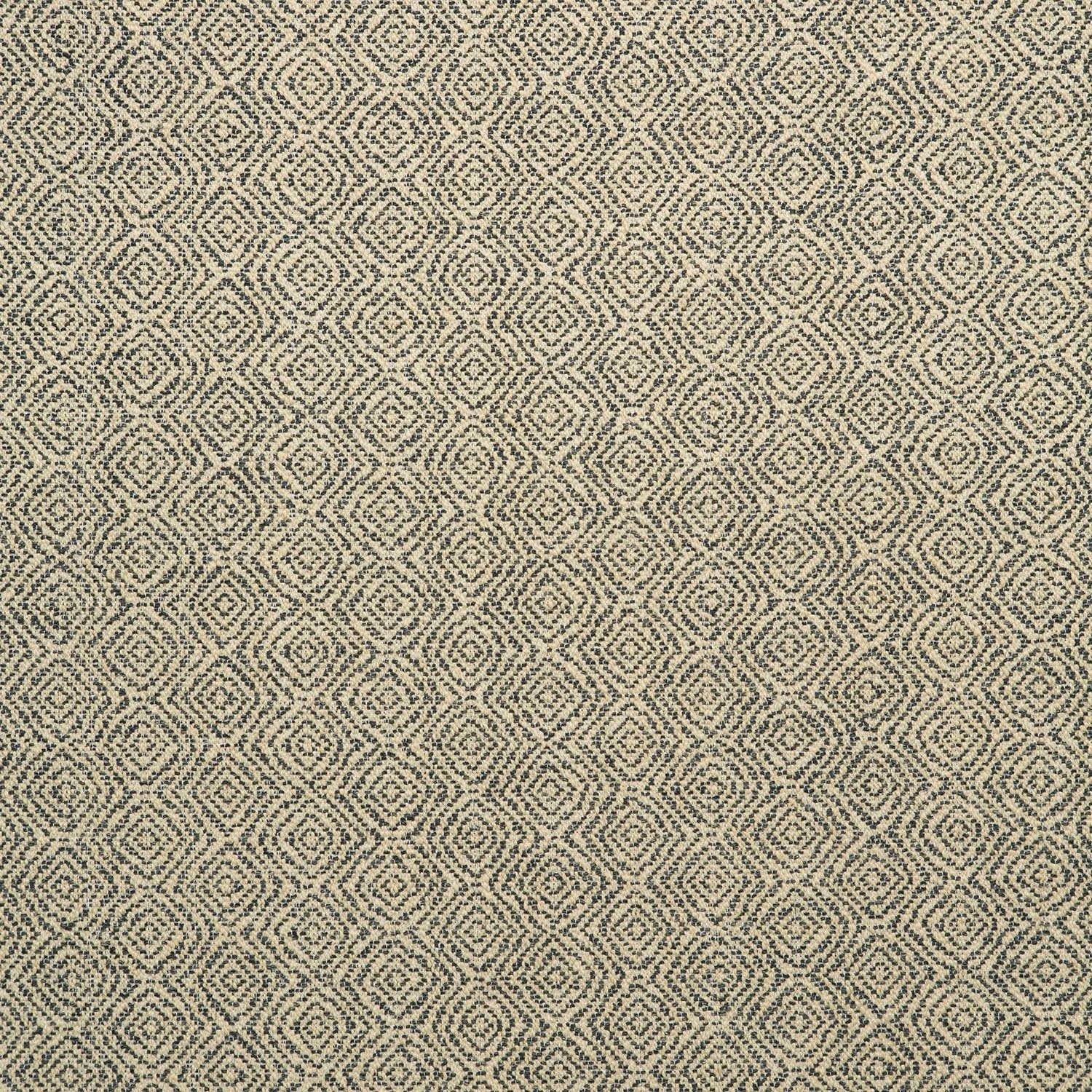 Lars Geometric Charcoal fabric
