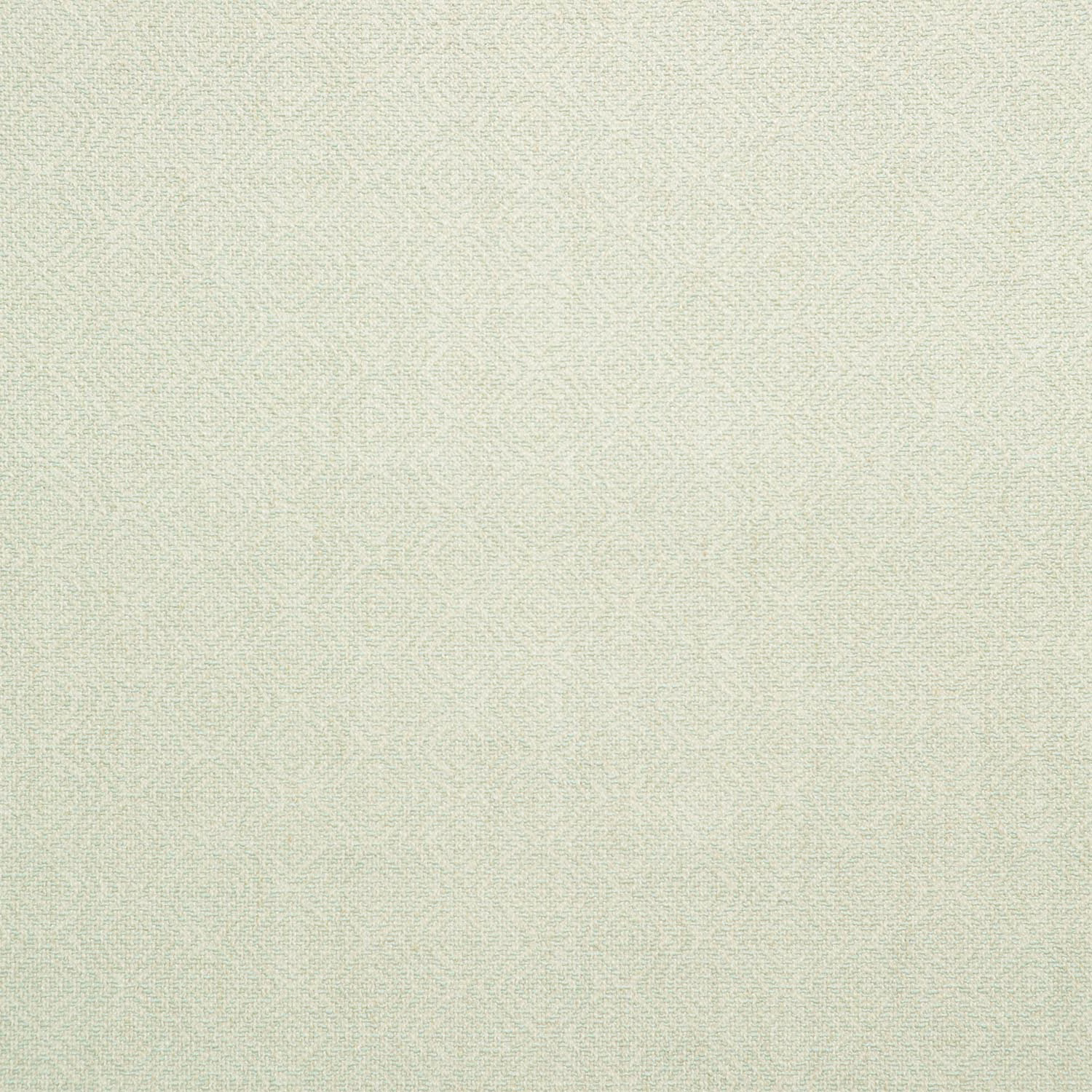 Pale aqua-mint woven textile with a tiny ivory geometric texture