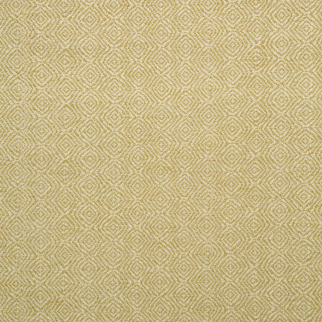 Butterscotch woven upholstery with fine oat diamond and chevron geometry