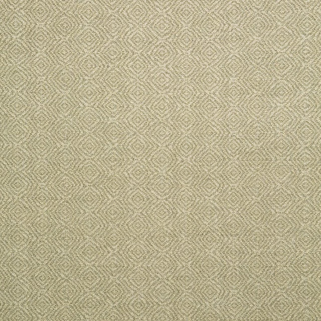 Warm camel beige upholstery fabric with a small cream geometric woven diamond pattern