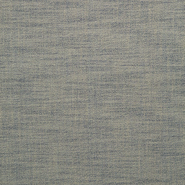 Close view of muted blue-grey plain weave with fine pale flecks