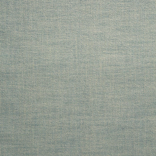 Muted cornflower-blue plain weave showing fine crosshatched texture and softly greyed lilac depth