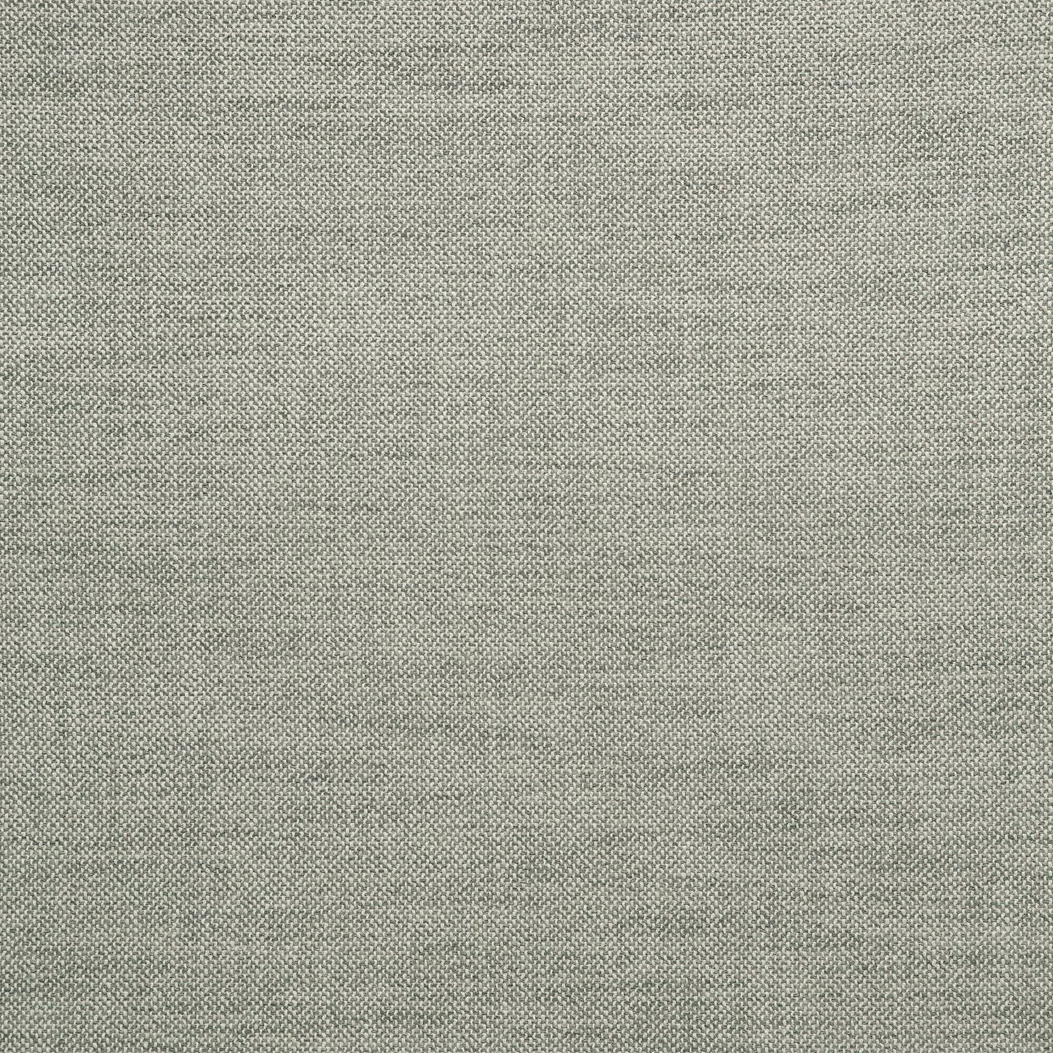 Close-up of muted fossil grey plain weave with fine charcoal and beige flecks